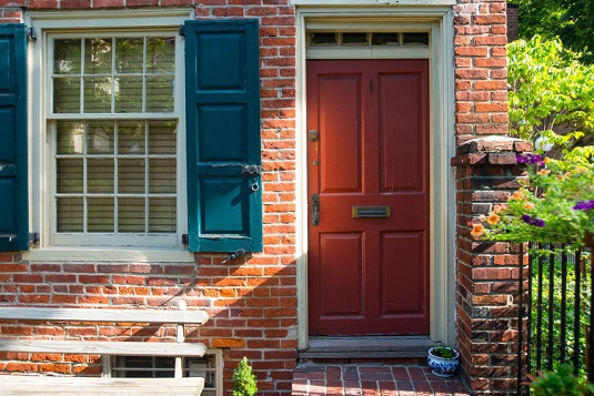 Bells Court Door